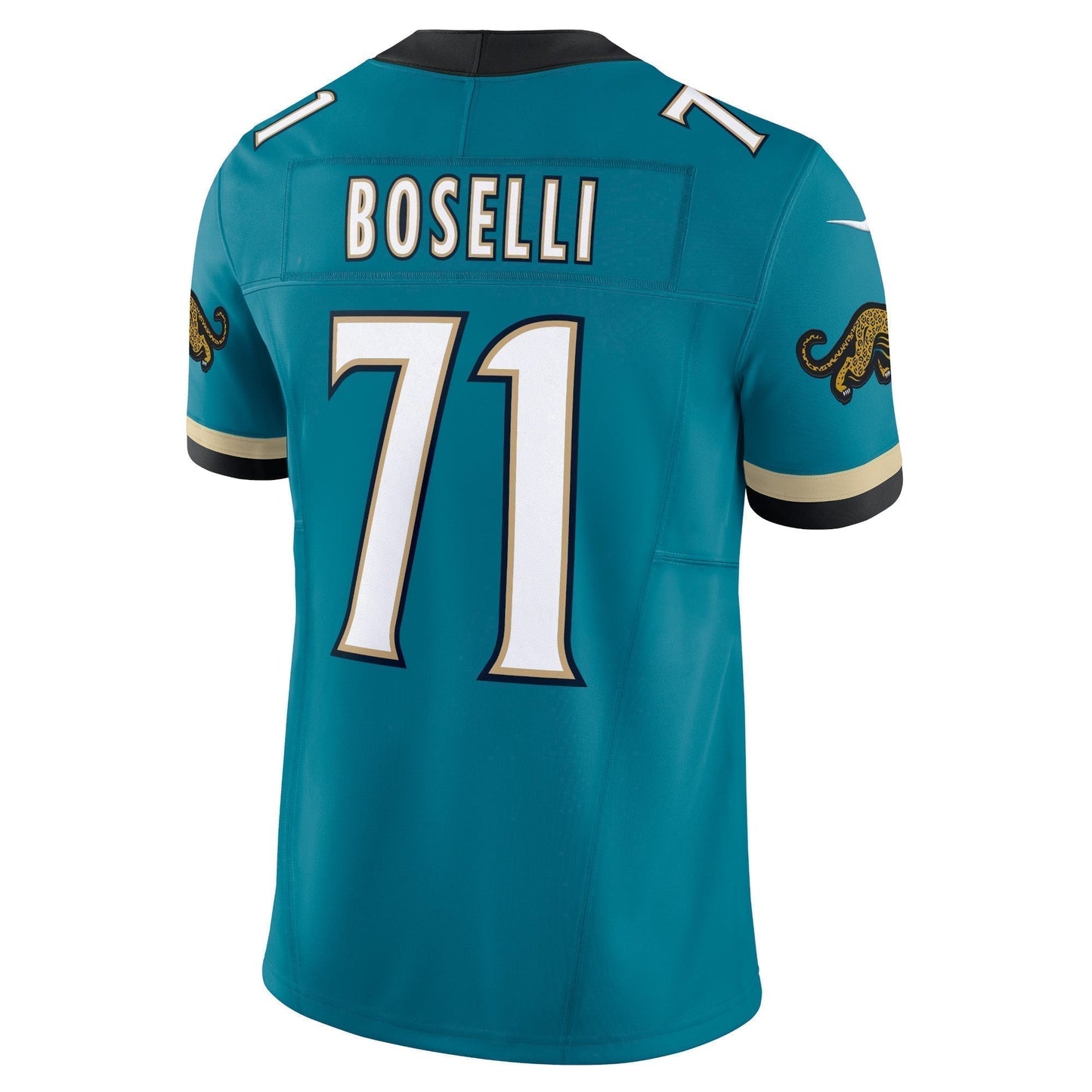 Tony Boselli Jacksonville Jaguars  Prowler Throwback Vapor F.U.S.E. Limited Retired   Jersey - Teal