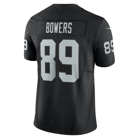 LV.Raiders #89 Brock Bowers Black Team Vapor F.U.S.E. Limited Jersey