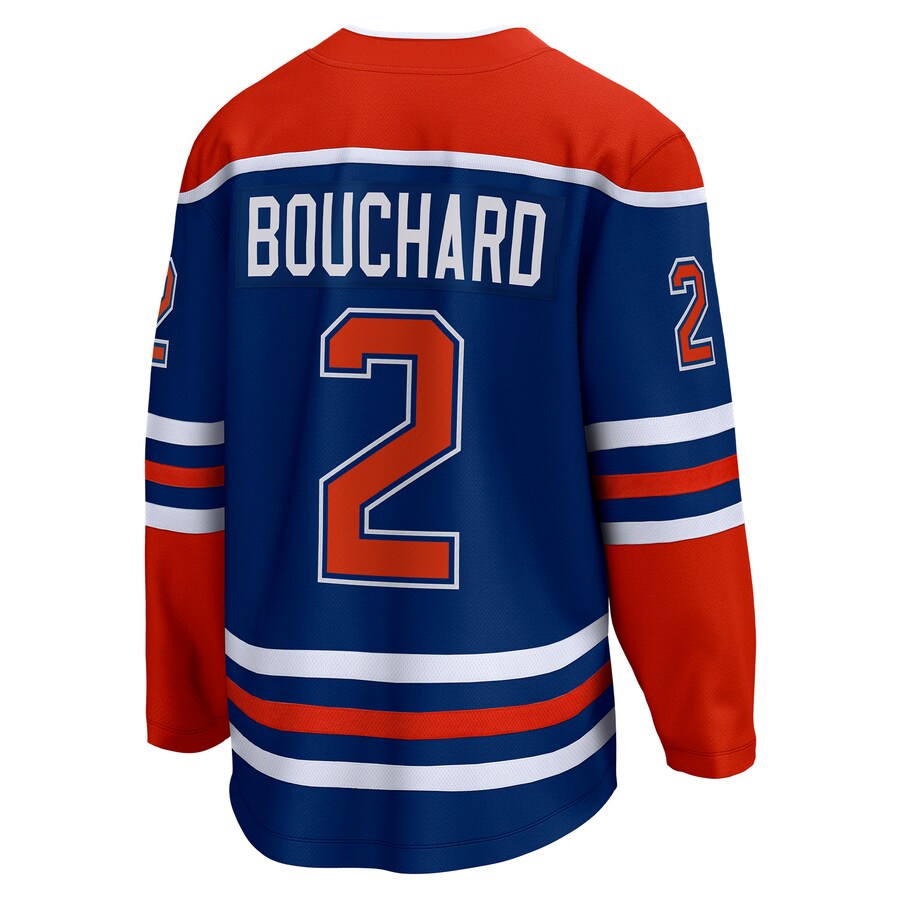 Evan Bouchard Edmonton Oilers Home Breakaway  Jersey - Royal