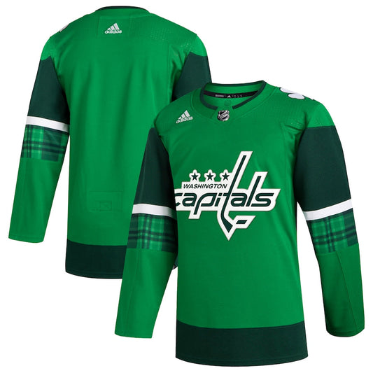 Custom Men's Washington Capitals Kelly Green Jersey