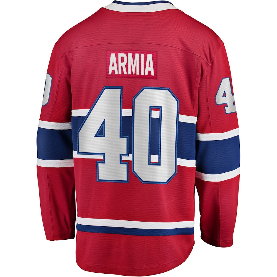 Joel Armia Montreal Canadiens   Home Breakaway  Jersey - Red