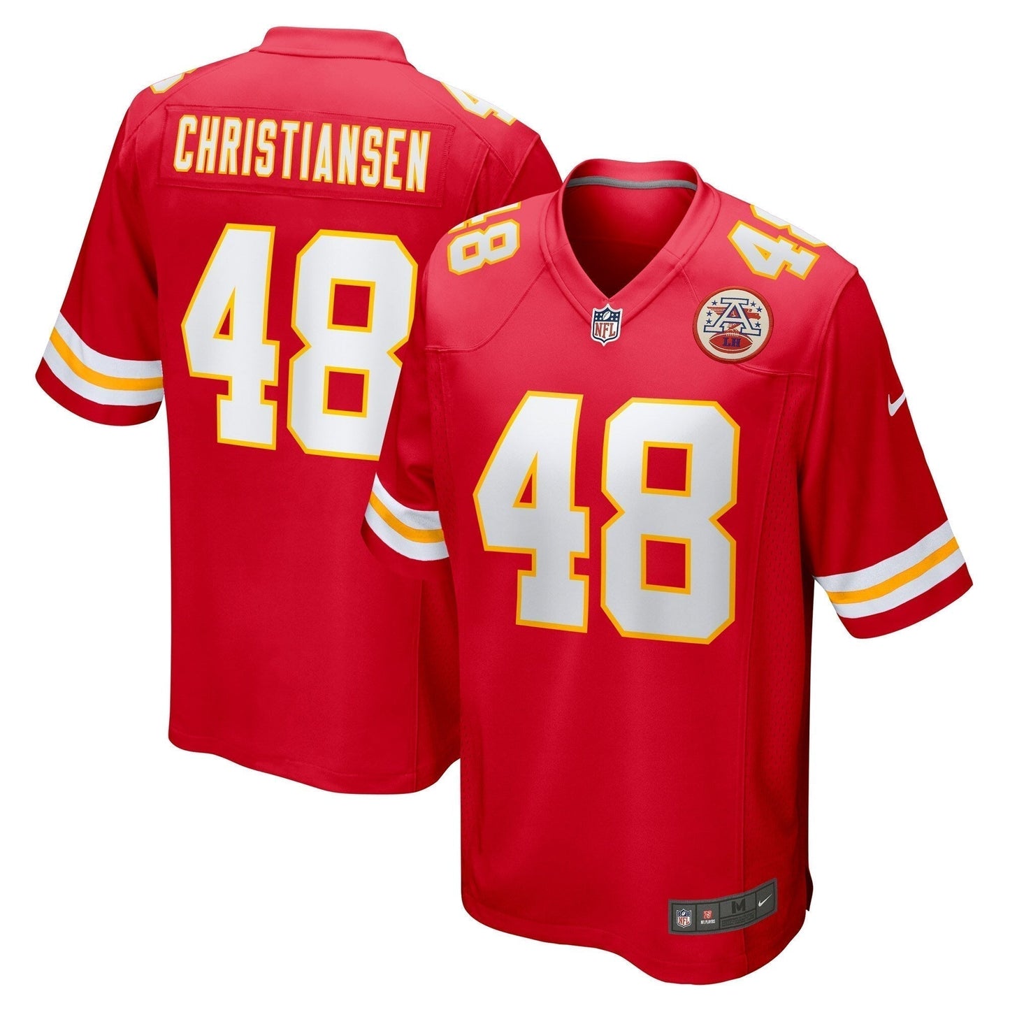 Cole Christiansen Kansas City Chiefs  Game   Jersey - Red