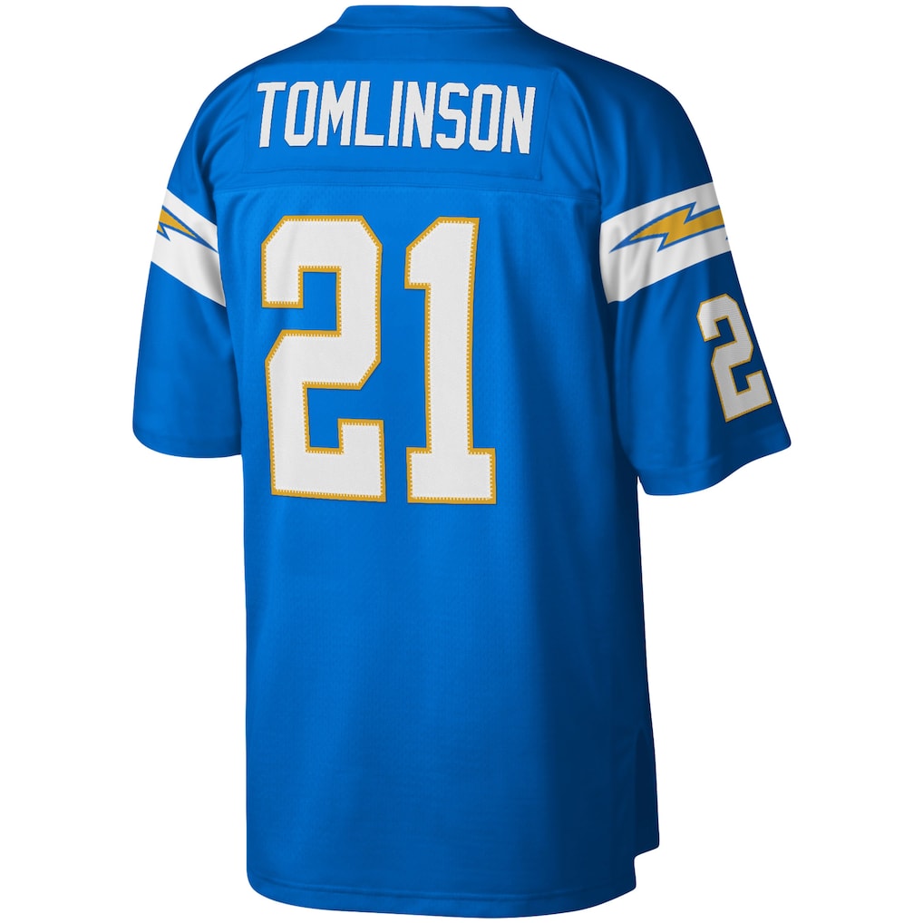 LA.Chargers #21 LaDainian Tomlinson Powder Blue Mitchell & Ness Powder Blue Legacy Replica Jersey
