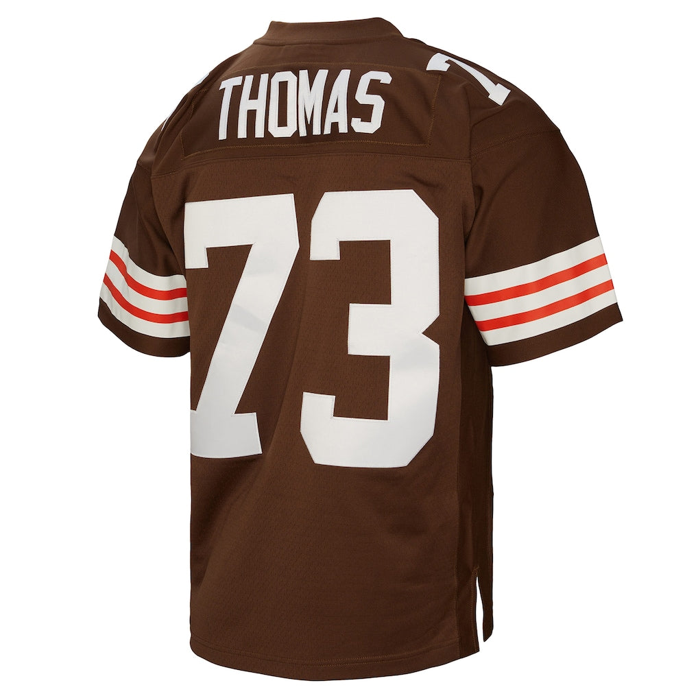 C.Browns #73 Joe Thomas Mitchell & Ness Brown Legacy Replica Jersey