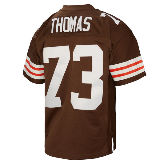 C.Browns #73 Joe Thomas Mitchell & Ness Brown Legacy Replica Jersey
