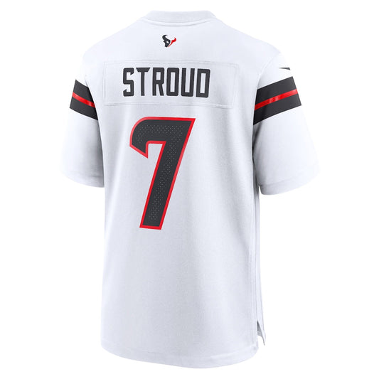 H.Texans #7 C.J. Stroud White Game Jersey