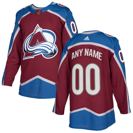 Custom Colorado Avalanche Jersey