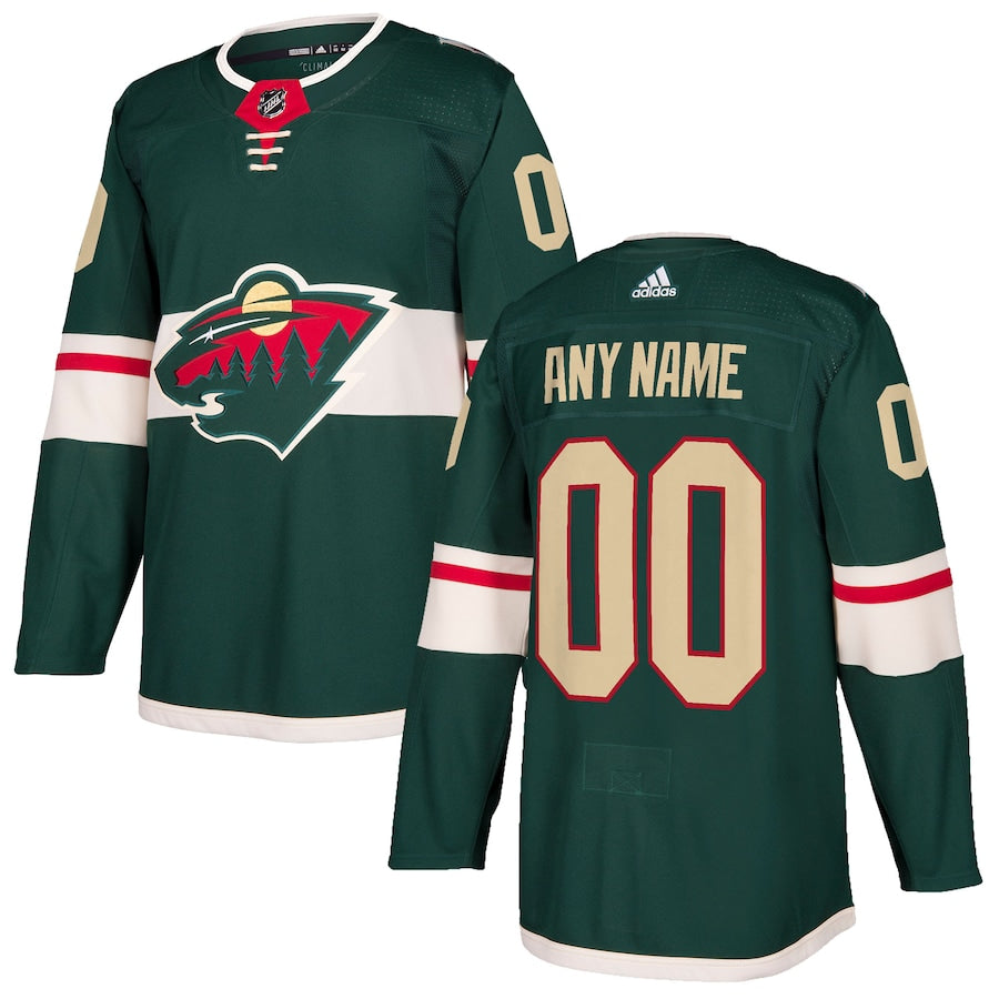 Custom Minnesota Wild Jersey