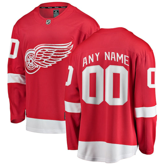 Custom Detroit Red Wings Jersey