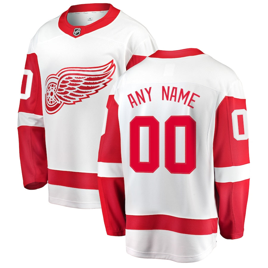 Custom Detroit Red Wings Jersey