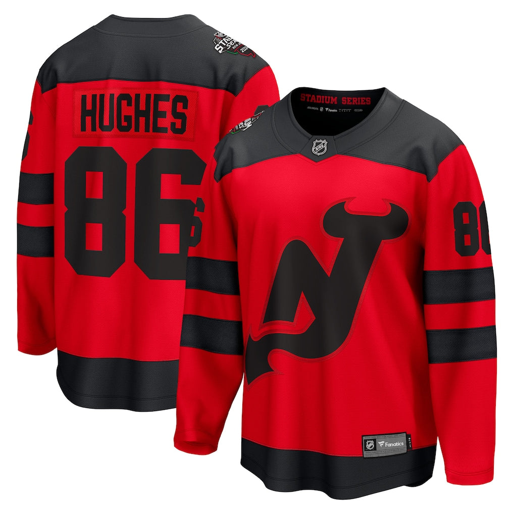 Jack Hughes New Jersey Devils 2024 NHL Stadium Series Breakaway Jersey  Red
