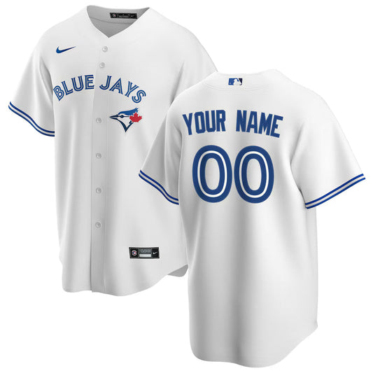 Custom Toronto Blue Jays Home Jersey - White